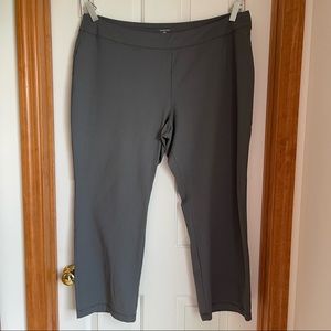 Lands End Performance Active Pants Gray 3X
